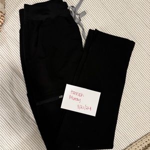 Figs yola high rise skinny scrub pants